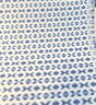 Sunbrella Clockwork Sky Blue Acrylic Fabric - Sky Blue, Off White Geometric, 54" Width (1 Yard)