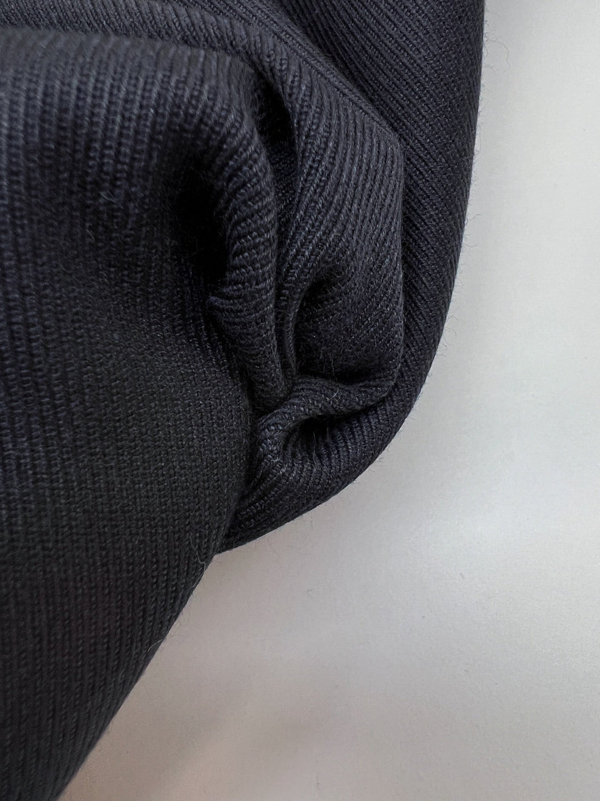Blue Polyester Cotton Blend Twill