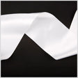 3.75" White Double Face French Satin Ribbon