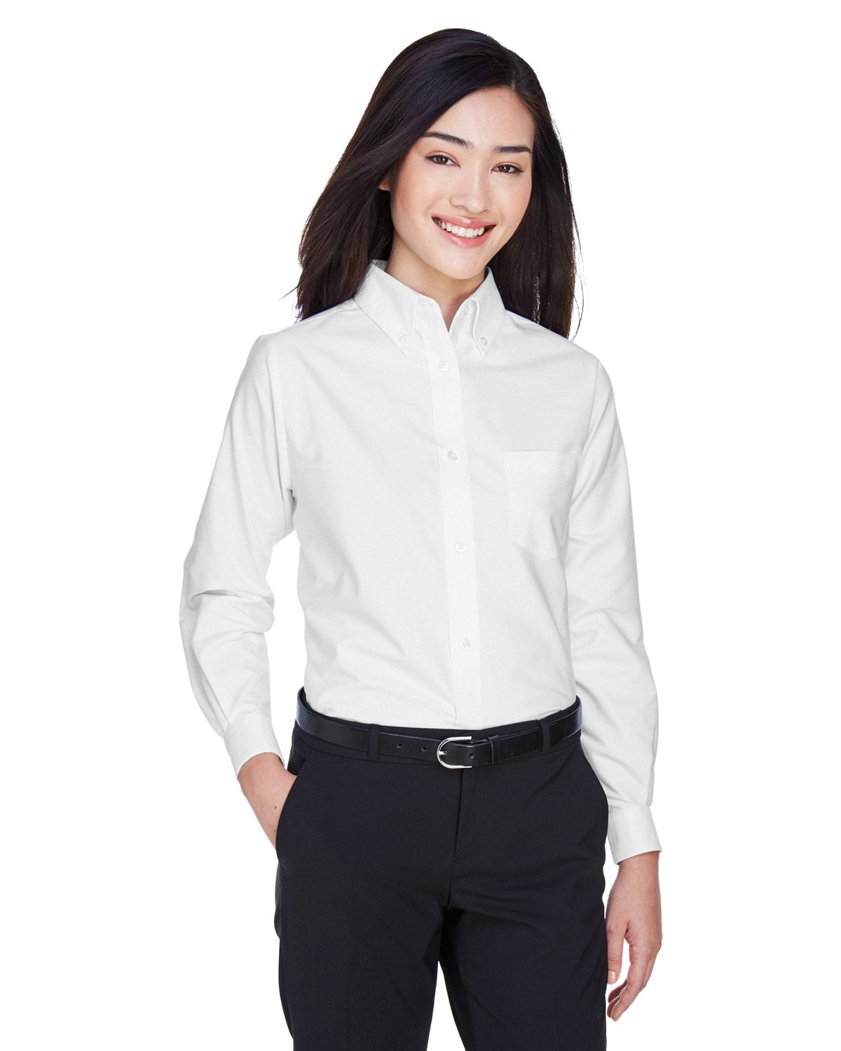 Ladies' Classic Wrinkle-Resistant Long-Sleeve Oxford