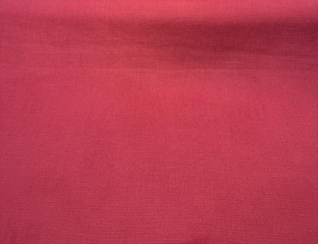 Libeco Belgian Tailored Linen Sanfor Airo Red Wine Fabric - Red Wine, 54-56" Width (1 Yard)