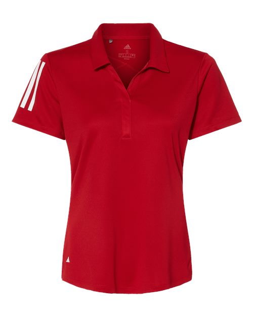 Adidas Women's Floating 3-Stripes Polo