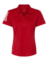 Adidas Women's Floating 3-Stripes Polo