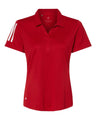 Adidas Women's Floating 3-Stripes Polo