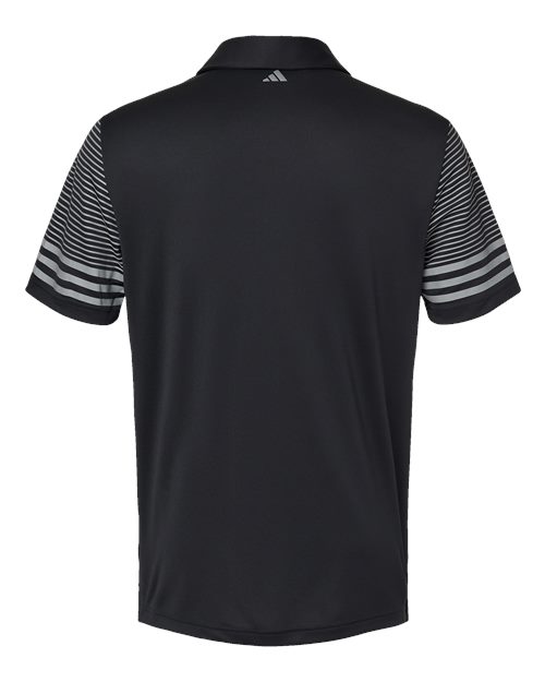 Striped Sleeve Polo