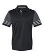 Adidas Men's Striped Sleeve Polo