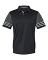 Adidas Men's Striped Sleeve Polo