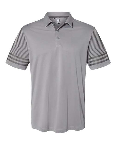 Adidas Men's Striped Sleeve Polo