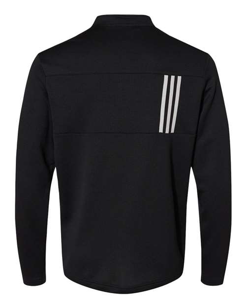 3-Stripes Double Knit Quarter-Zip Pullover