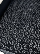 Black Cotton Guipure Lace
