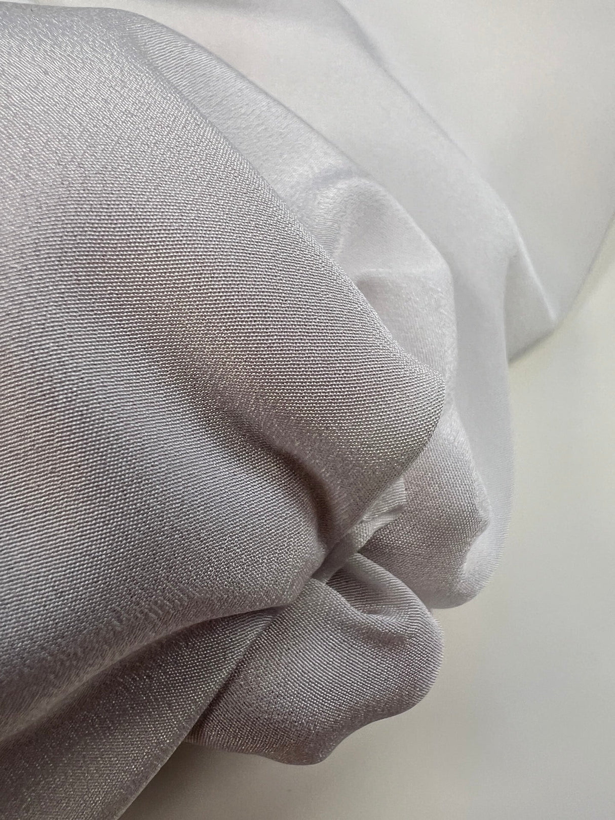 White Shade Crepe Polyester Fabric