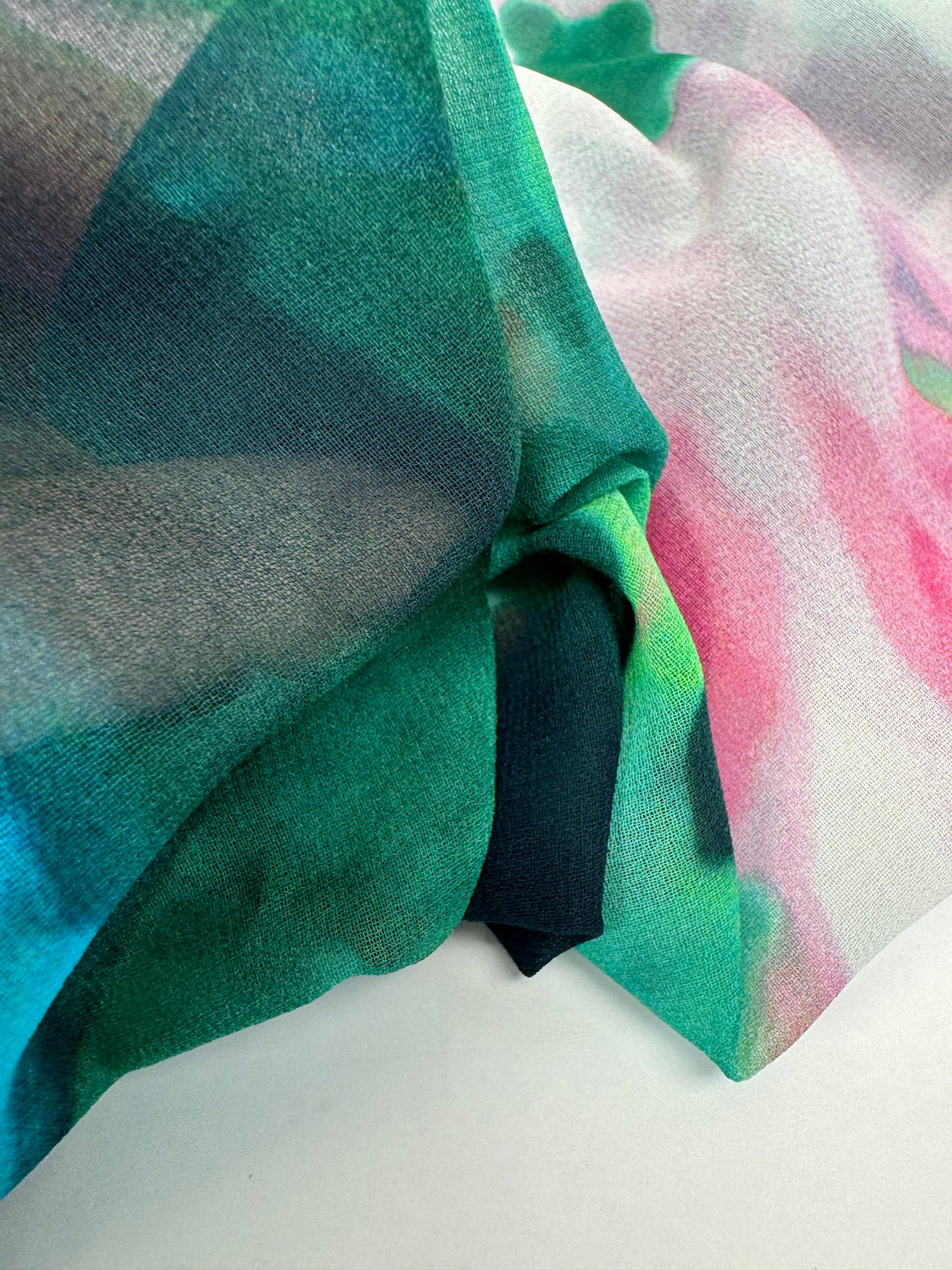 Polyester Chiffon Printed Green