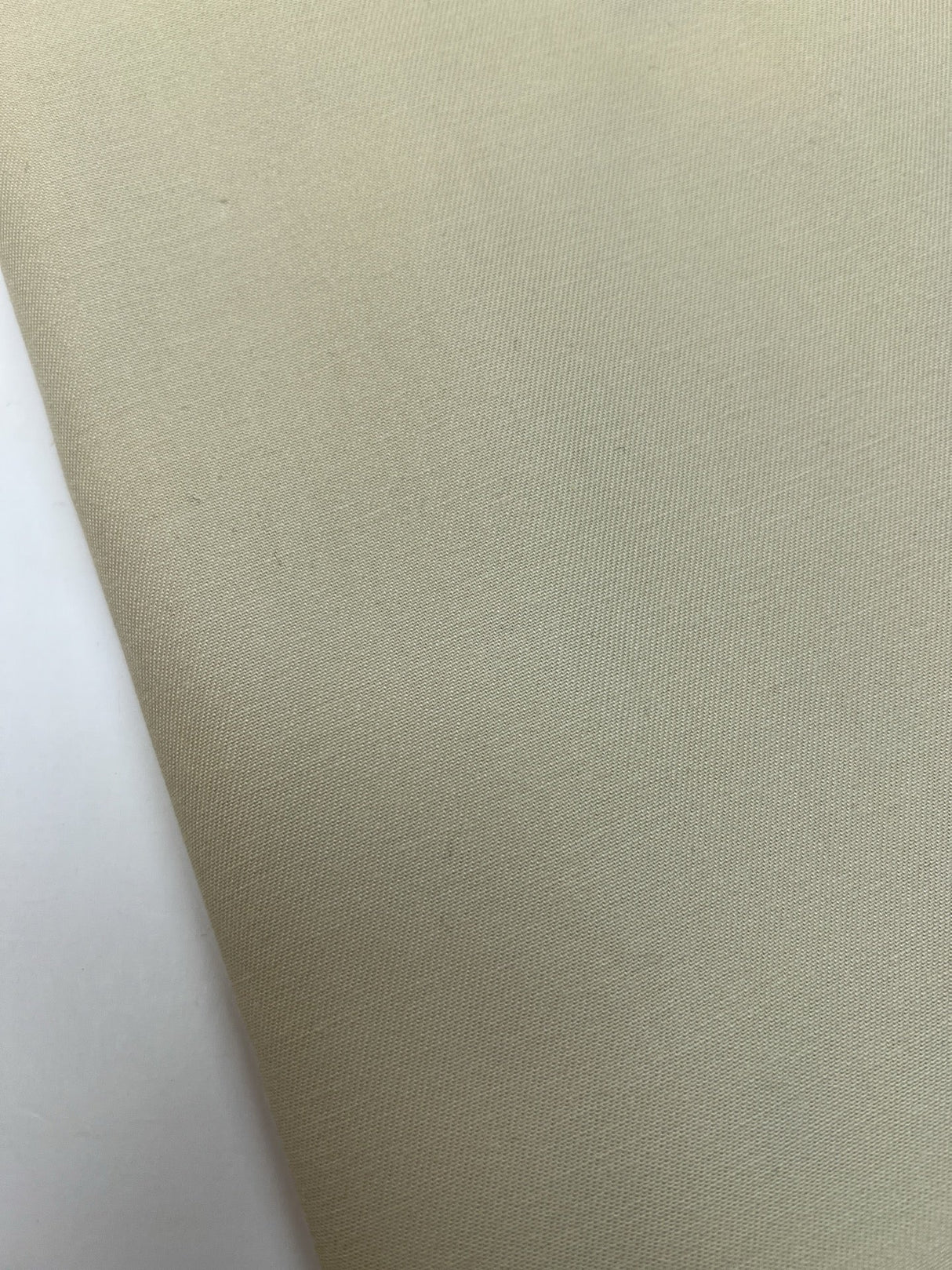 Cotton Blend Woven Fabric Beige White