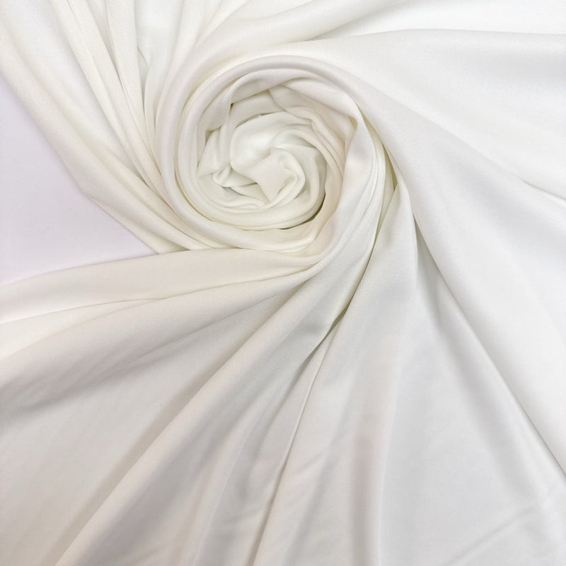 Polyamide Elastane Knitted Fabric White