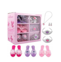 Princess dress-up accessory set with shoes tiaras and jewelry