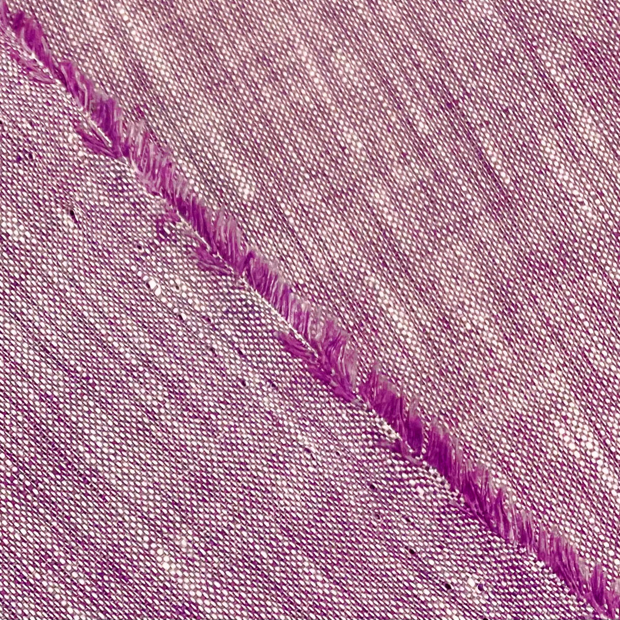 Pure Linen 2-Tone Mélange Purple Ivory