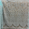 Beaded Lace Fabric on Polyester Net Mesh 52" Wide