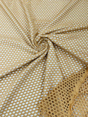 Big Hole Fishnet Mesh Polyester Nylon Spandex Fabric - Big Hole, 4-Way Stretch, 60" Width, 170 GSM, 1.04 Mm (1 Yard)