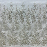 Beaded Embroidered Lace Mesh
