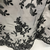 Embroidered Lace Net Mesh Bridal Fabric