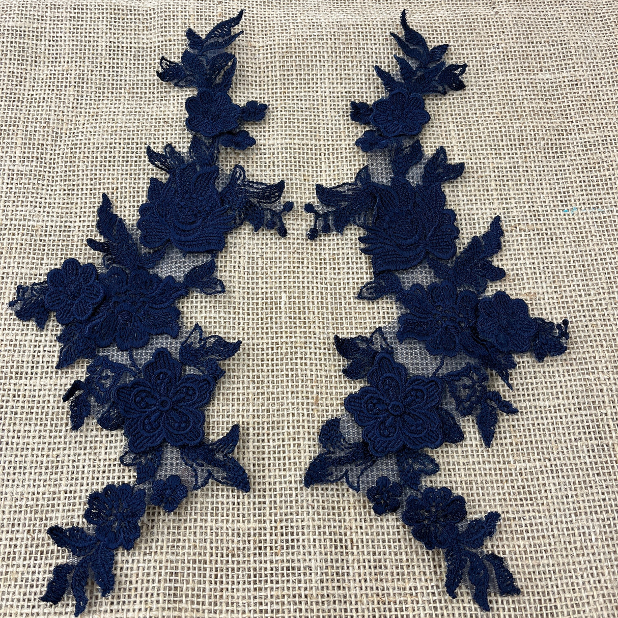 3D Floral Lace Applique Mesh