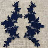 3D Floral Lace Applique Mesh