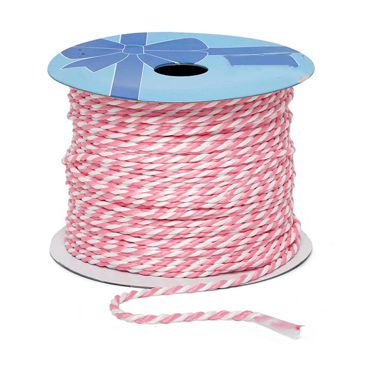 Bi-Colored Cord 2 1/2 mm x 50 yd Pink / White Color 1 / ROLL