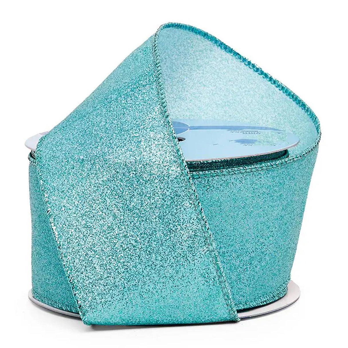 Malibu Sands Wired Ribbon 2 1/2 '' X 10 yd Aqua Color 1 / ROLL