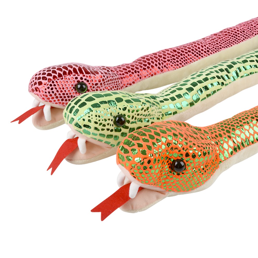 Metallic Snake Plush 54"