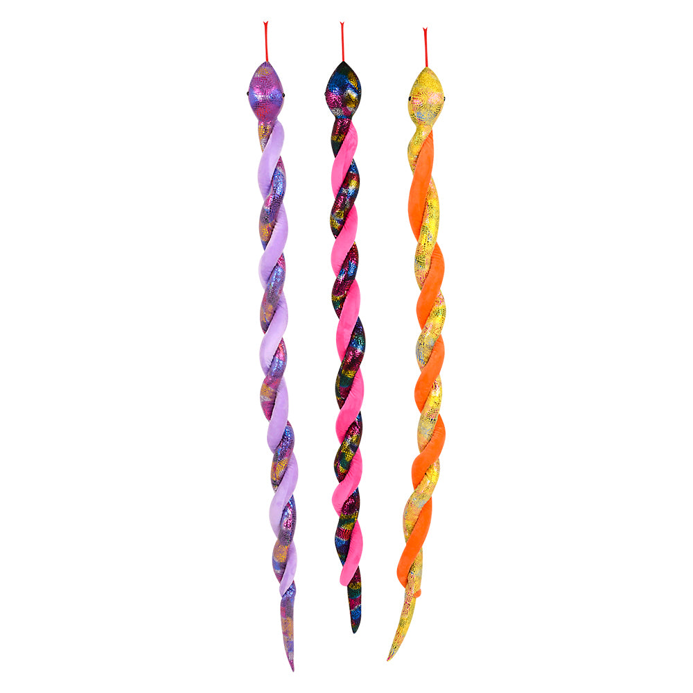Plush Twisty Snake Metallic Assortment A (1 PC)