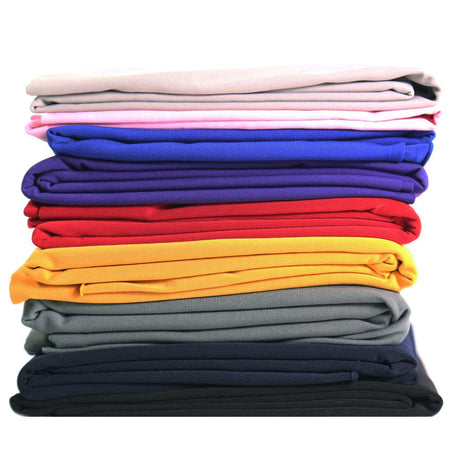 Pink ITY Polyester Spandex Fabric