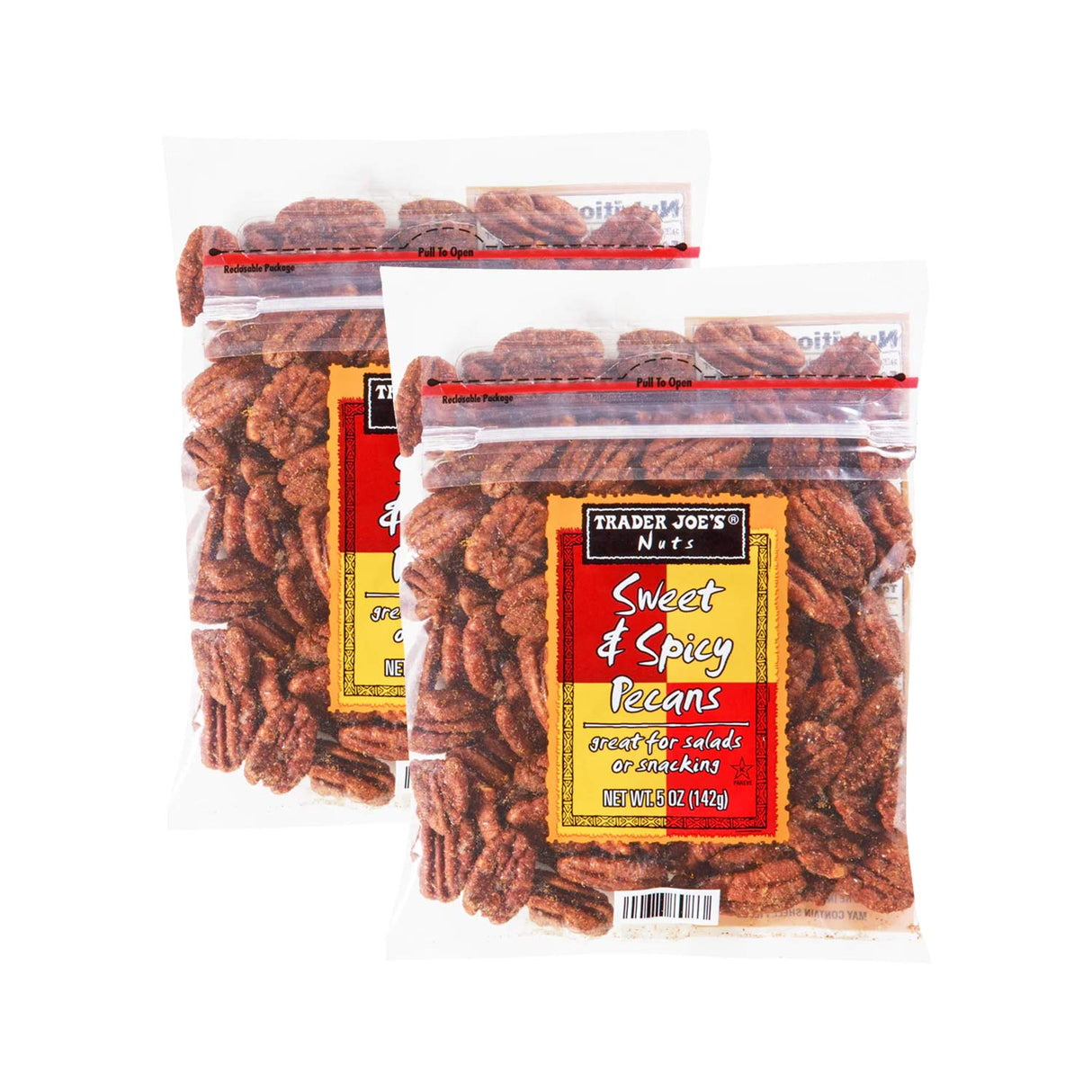 Sweet & Spicy Glazed Pecans – Crunchy Snack with a Kick, 5 oz