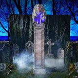 8 Ft. Animated Oversized Gargoyle Pillar Halloween Decoration