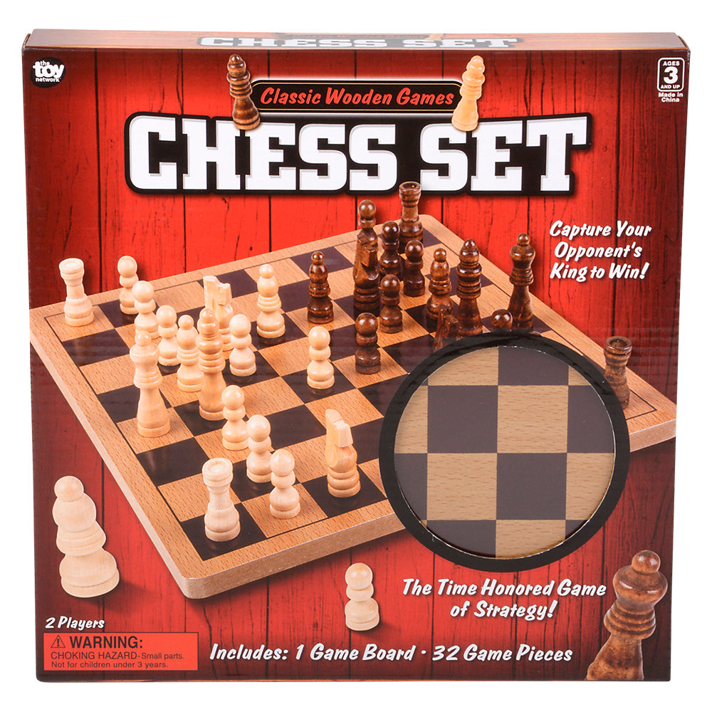 Wooden Chess Set 10" (1 Box)