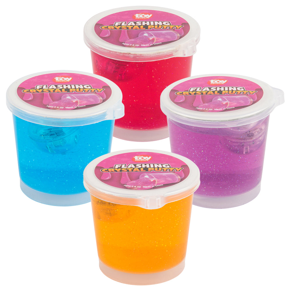 Flashing Crystal Putty (12 Pc Display)