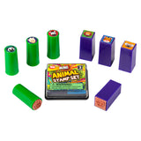 Mini Animal Stamp Set 3x2" (12 Pc Display)