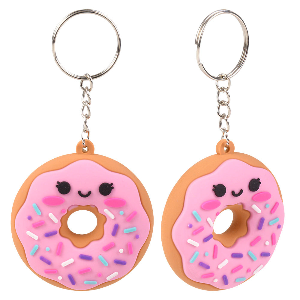 Donut Keychains (24 Pc Poly Bag)