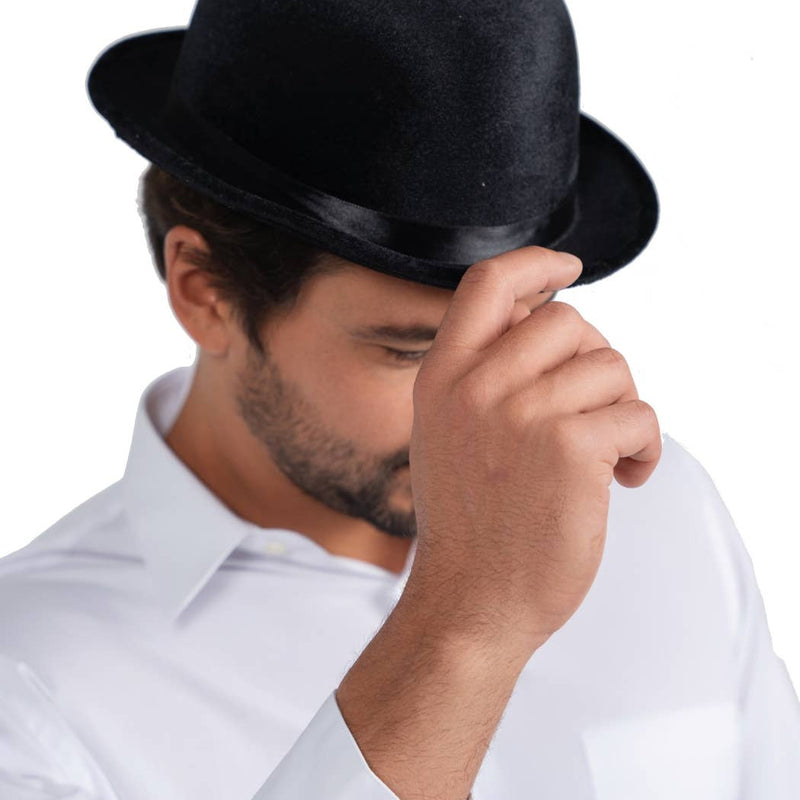 Velvet Derby Hat Costume Accessory - Adults