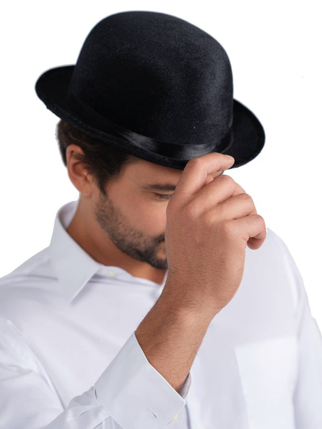 Velvet Derby Hat Costume Accessory - Adults