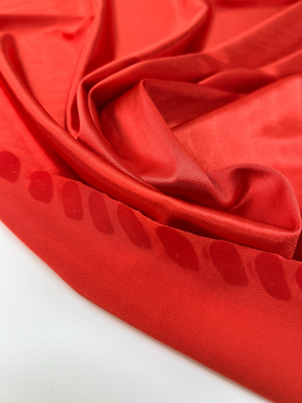 Cotton Knitted Fabric Red Orange