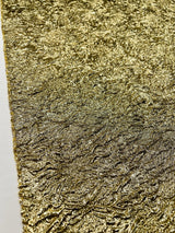 Silk Lurex Jacquard Floral Gold
