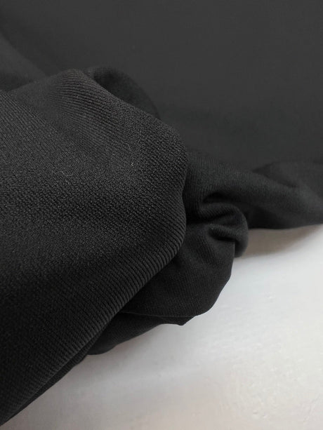 Black Polyamide Stretch Knit