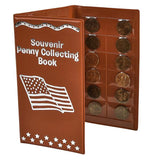 American Flag Souvenir Penny Collecting Book Red, 1 Each