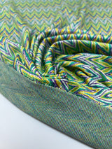 Polyamide Elastane Knitted Blend Geometric Herringbone