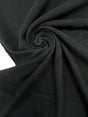 Italian Black Wool Polyamide Fabric