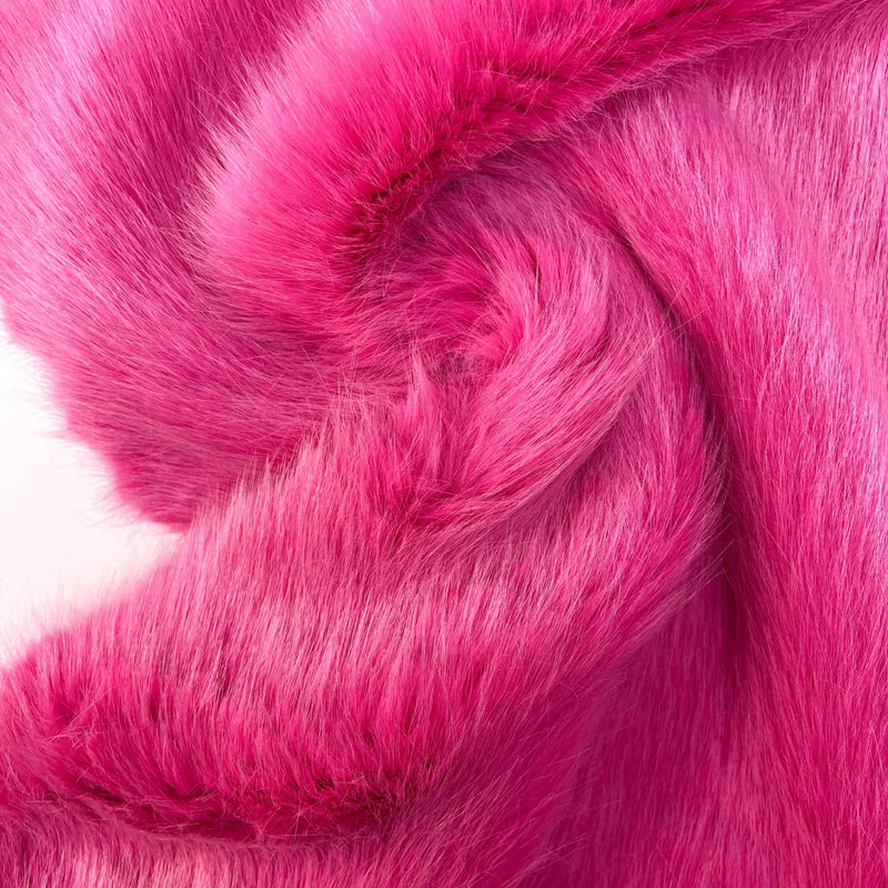 Faux Fur Acrylic Pink Shades