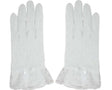White Lace Gloves - Kids