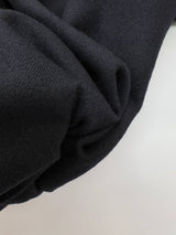 Blue Polyester Viscose Blend Twill