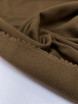 Wool Blend Tweed Brown Beige