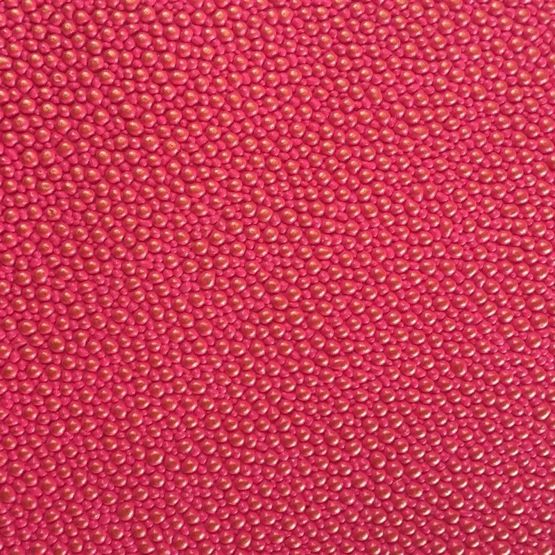 Fuchsia Gold Grain Reptile Embossed Vinyl Fabric,